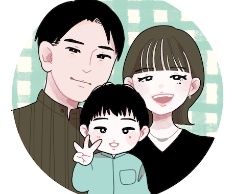 家族やペットと一緒に！イラスト描きます 先生への寄せ書きにもおすすめ！ イメージ1