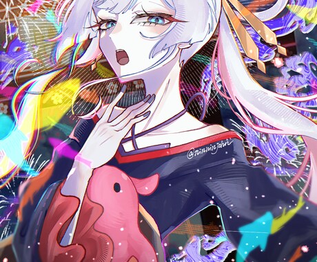 美麗イラスト1枚絵を2000円で描きます ココナラでの実績取得の為、4月中のみ最低価格でお受けします。 イメージ2