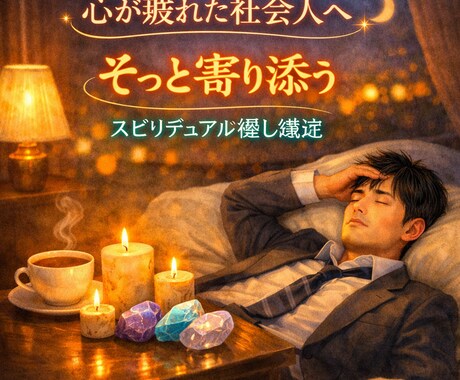 心が疲れた社会人へタロット鑑定で癒します あなたのエネルギーをやさしく整えるタロットです イメージ2