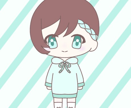 シンプルでゆるゆるなイラストかきます シンプルなイラストです。アイコンやグッズにどうぞ! イメージ2