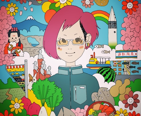 ごちゃごちゃイラスト、描きます 好きなもの30個、全部盛り。商用利用もOK！ イメージ2