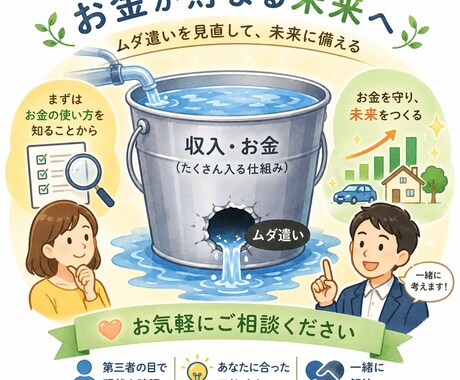 電話専用：無駄に使われているお金を減らします 副業をやる前にまずやることは支出を減らすこと！ イメージ2