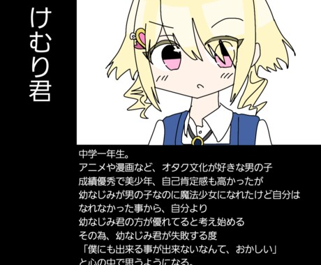 キャラクターのデザイン、設定を考えます 他と被らないキャラデザ、設定を望む方にオススメ！ イメージ2