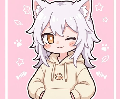 デフォルメアイコンを描きます SNSやLINEのアイコンなどにおすすめです イメージ2