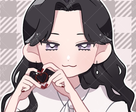 SNS等に使える可愛いアイコン等を作成します ご要望のイメージをイラストに！プレゼントやヘッダーにも！ イメージ1