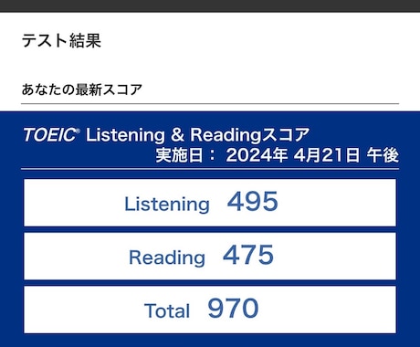 TOEIC970英会話講師が英語学習の相談のります 英語学習のアドバイスが欲しい方、講師の雰囲気を知りたい方へ イメージ2