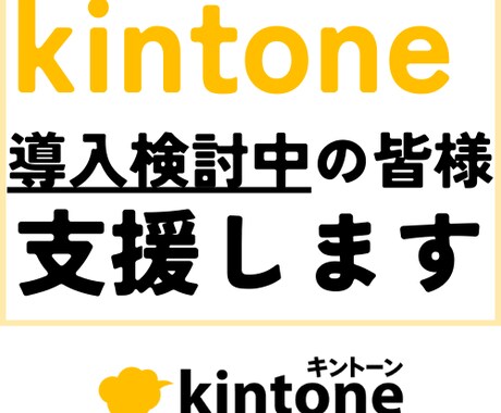 kintoneの導入検討をサポートします 資格取得者がビデオチャットでkintoneのお悩みを解決！ イメージ1