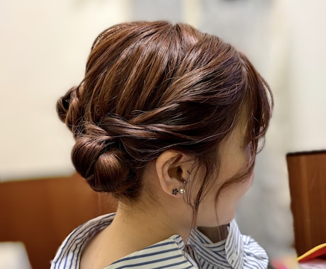 イベント・ライブ用・推し活　ヘアセットします 美容師としての経験もあり現在ヘアメイクで生計を立てています。 イメージ2