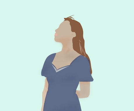 アイコンを作成　フラットデザインでイラスト作成ます 自分の好きな写真を基にイラストを作成します！ イメージ2