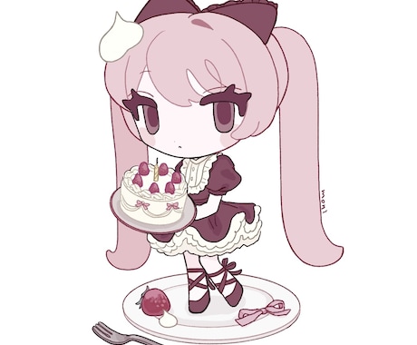かわいいミニキャラ・SDキャラ制作します グッズイラスト、アイコン、スタンプなどにどうぞ◎ イメージ2