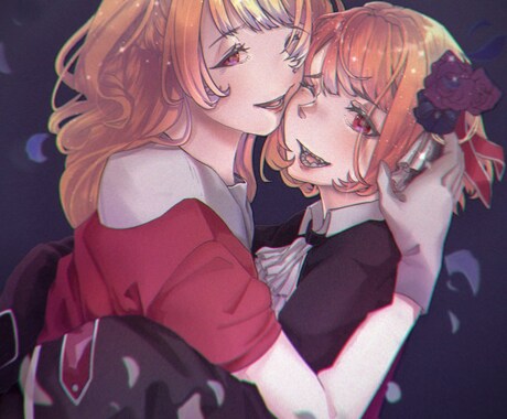 ゲームやSNS用アイコン描かせていただきます 可愛くてかっこいいキラキラした女の子が得意です！ イメージ2