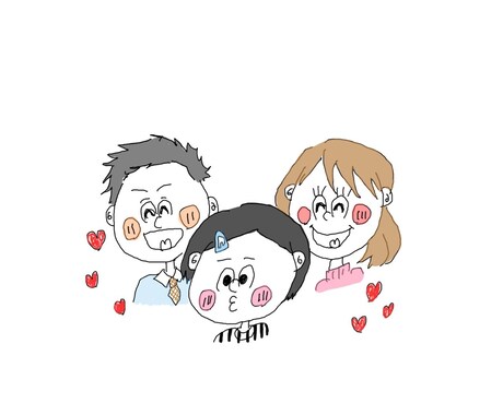 写真を見て描きます 素敵な家族や複数の友達との思い出をイラストに残そう！ イメージ2