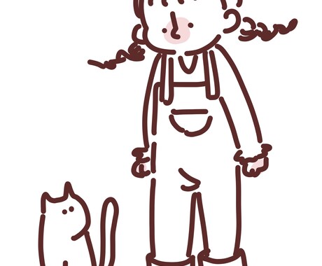ご自身の写真をゆる可愛くイラスト化します SNSのアイコンなどにも使っていただけます♪ イメージ1