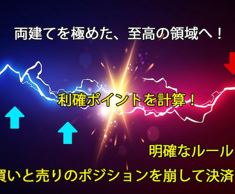 超高精度の両建てFXロジックを提供します ついに見つけたサインツールで実現する効果的な両建てロジック イメージ2