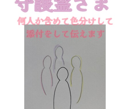守護霊さんみます 守護霊さんはどんな人だろう？と知りたいを伝えます。 イメージ2