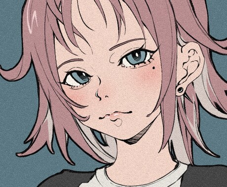 線画メインの絵柄であなたのアイコンを描きます 線画メインの個性ある絵柄であなたのアイコンを制作致します。 イメージ2