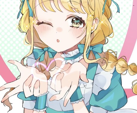 魅力的なポーズと表情で一枚絵を制作します あなただけの可愛い子、描かせてください イメージ2