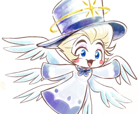 ふんわりタッチのイラストを描きます イメージ1