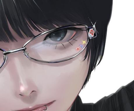 リアル×デフォルメの女の子イラスト描きますます リアル要素とデフォルメ要素が混ざった絵柄で描きます！ イメージ1