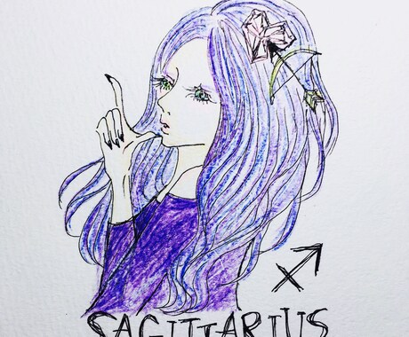 イラストお描きします あなただけのお洒落な星座イラスト☆ イメージ2