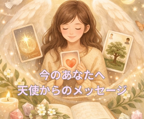 天使から今のあなたに必要なメッセージをお伝えします 天使からのやさしい言葉をお届けします。 イメージ1