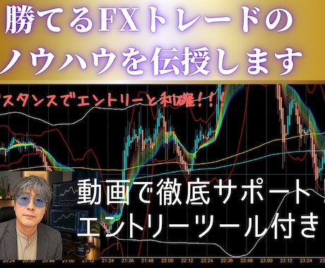 勝てるFXトレードのノウハウを伝授します FX初心者の方へわかりやすいトレード方法を提供します イメージ1
