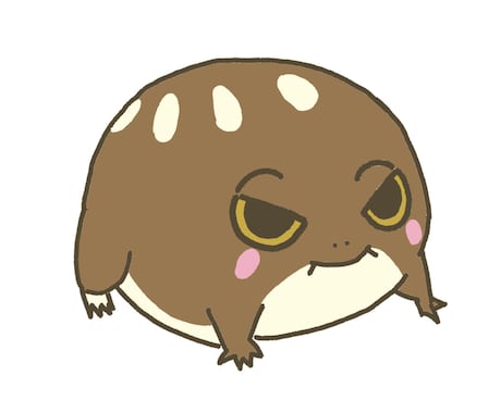 小動物系をデフォルメしてイラスト作成します ニッチな生き物まで幅広くお任せを イメージ2