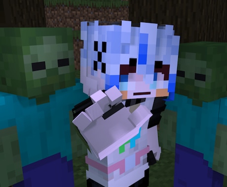 格安でMinecraftスキン・サムネを制作します Vtuber・配信者・準備中・配信しない方々も大歓迎！ イメージ2