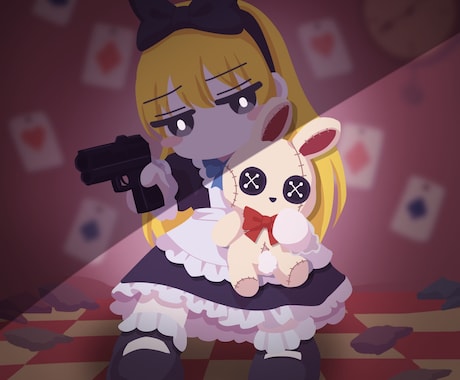 Vtuber向け！ポップなデフォルメ描きます アイコン、おはV、サムネ、グッズにもピッタリ イメージ2