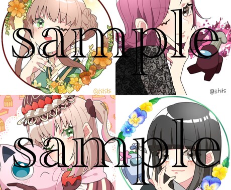 イラスト描きます SNS等で使用するアイコンやヘッダーを描きます イメージ2