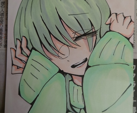ポストカードにアナログイラストをお描きします ポストカードにシンプルなイラストをお描きします！ イメージ2