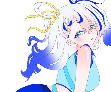 立ち絵〜1枚絵までイラスト描きます 配信アプリの立ち絵、YouTubeのサムネイルなどに使用可能 イメージ2