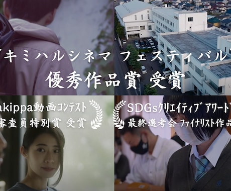 PROが心動かす動画の企画・撮影・編集を承ります 優秀賞等、数々の動画作品が受賞し数千万の広告費削減の実績 イメージ1