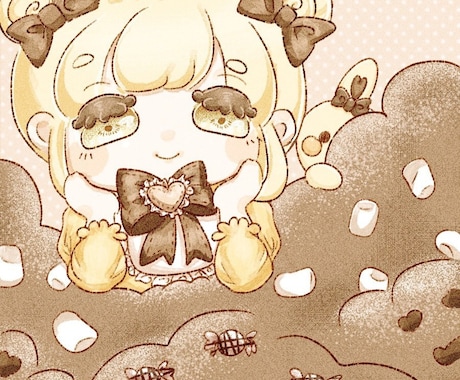 アイコン･イラスト作成します LINEやTwitterなどに使える女の子アイコン･イラスト イメージ1