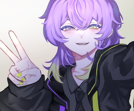 商用◯！立ち絵やMVイラストなど受付ています カッコいい絵柄が得意です♡お急ぎ納品も可能です！ イメージ2
