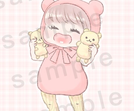 可愛いシンプルなイラスト描きます ホームページやSNSのアイコンなどに♪ イメージ1