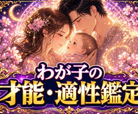 わが子の才能と適性を鑑定します お子様の才能や適性をやさしく紐解きます イメージ1