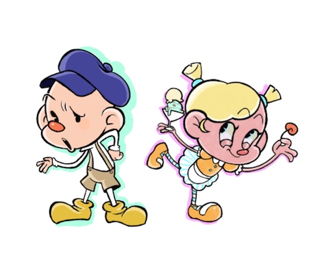 カートゥーン調で使いやすイラストを描きます ポップで楽しいカートゥーンアニメ風に! イメージ2