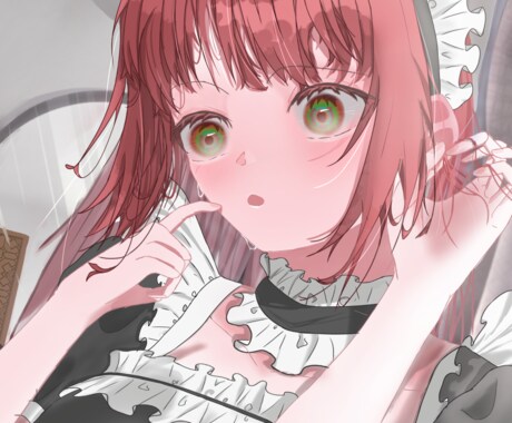 透明感のある美少女イラスト（顔アップ）描きます 透明感ある顔アップアイコン制作します イメージ2