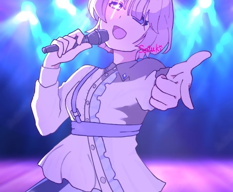 お好きなキャラクターのイラスト描きます イメージ1