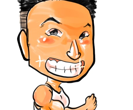 ポップで印象に残りやすい似顔絵描きます 名刺やSNSのアイコンにポップな似顔絵はいかがですか？ イメージ2