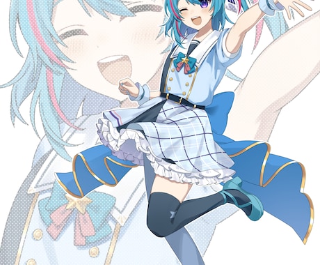 立ち絵、配信用イラストを制作いたします 立ち絵、VTuber、配信用イラストなど幅広くお受け致します イメージ2