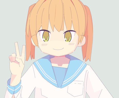 萌え系のアイコン、イラスト描きます LINE、ツイッターのアイコン、ヘッダー、ゲームの立ち絵など イメージ2