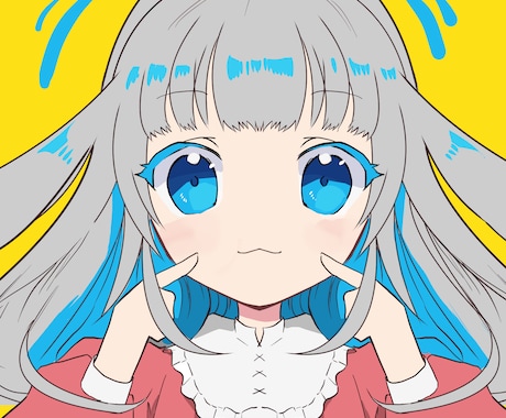 SNSのアイコンイラスト描きます かわいいアイコンイラスト描きます イメージ1