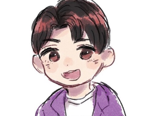 商用利用可◎SNSアイコン、イラスト描きます ふわふわな塗りの可愛らしいイラストを描きます。 イメージ1