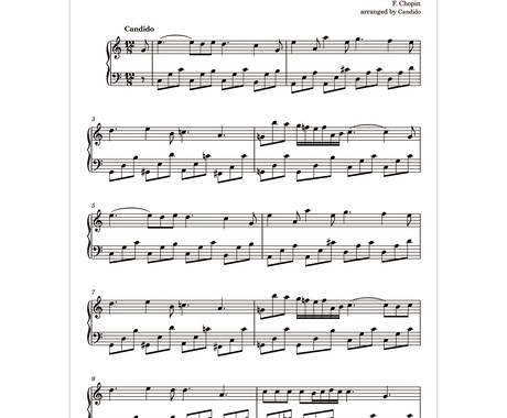 耳コピ採譜・ピアノ譜制作します クラシック・バレエ曲をピアノ楽譜に！原曲忠実 イメージ2