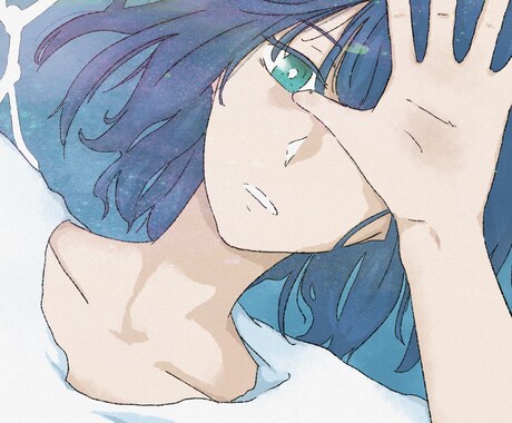 アイコニックな女の子のイラストジャケ写を描きます 動画サムネやアイコン、アー写・ジャケ写等、様々な用途に対応可 イメージ2