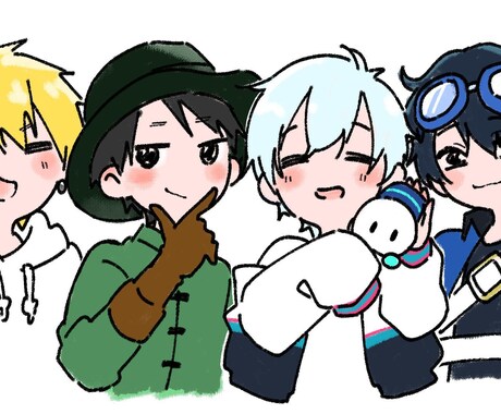 デフォルメイラスト描きます SNS用から記念日用まで、用途はなんでも♪ イメージ1