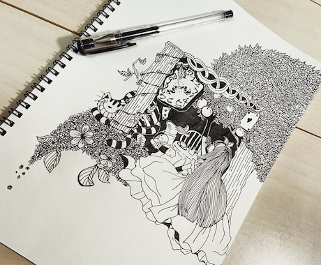アナログでイラストを描きます ご要望に添ったイラストを全力で描かせていただきます イメージ2