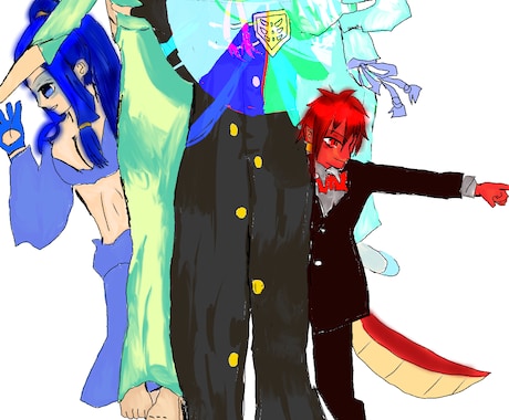 オリジナルキャラ、アニメキャラなど描きます イメージ1